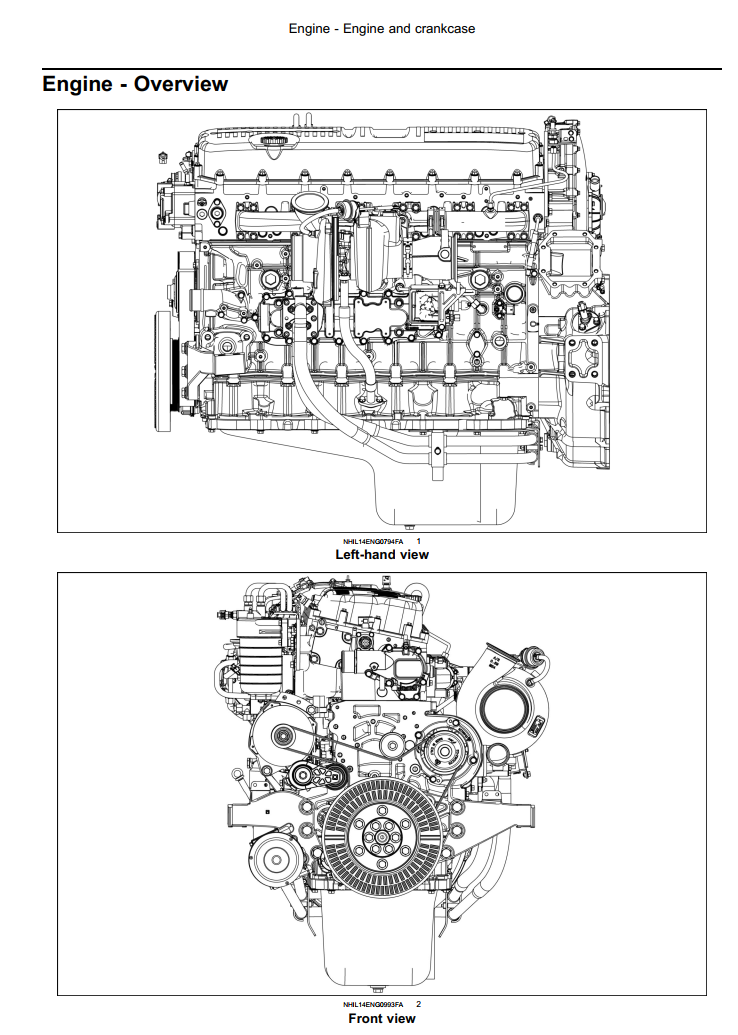 CNH CURSOR 11 TIER 4B FINAL STAGE 4 IV DIESEL ENGINE