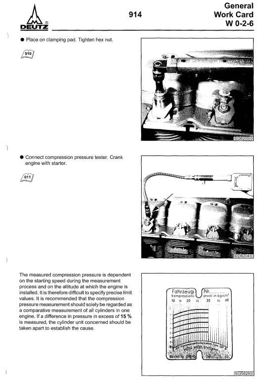 DEUTZ FL BFL 914 SERIES DIESEL ENGINE