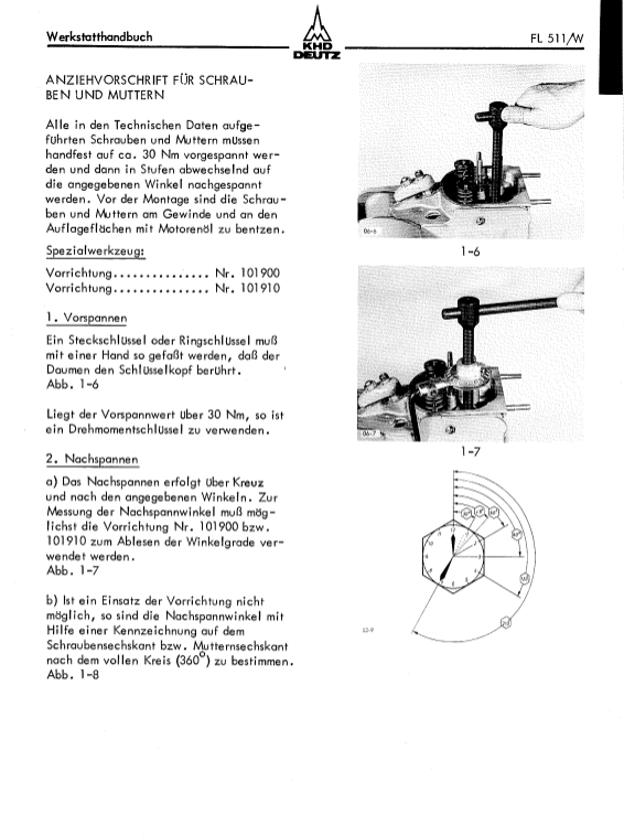 DEUTZ FL511 DIESEL ENGINE