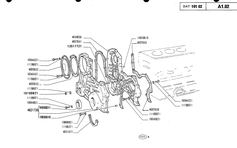 FIAT 420 420DT TRACTOR PARTS CATALOG