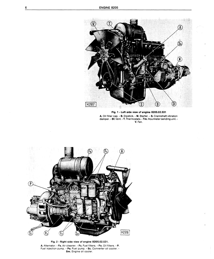 FIAT ALLIS 8205 ENGINE