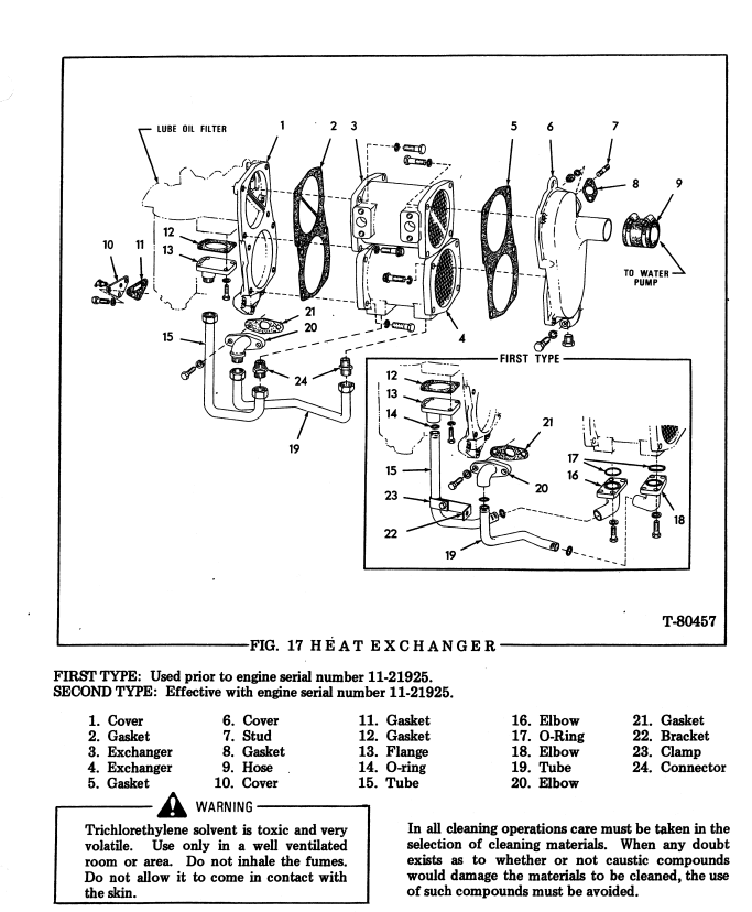 FIAT ALLIS 10000, 11000, 11000 MK II, 685T ENGINES