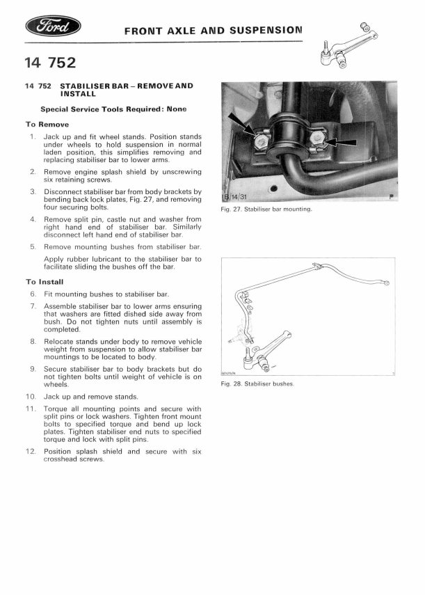 FORD ESCORT MK II 1975 ONWARDS