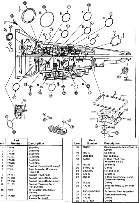 FORD TRANSMISSION 4R44E 4R55E 