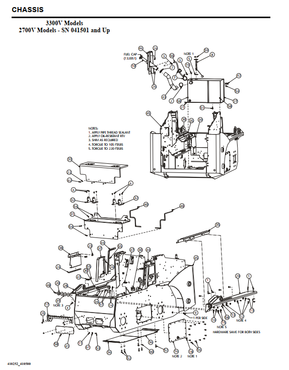 MUSTANG 2700V 3300V SKID STEER LOADER