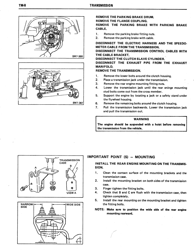 HINO W04D W04C-TI W04C-T DIESEL ENGINE