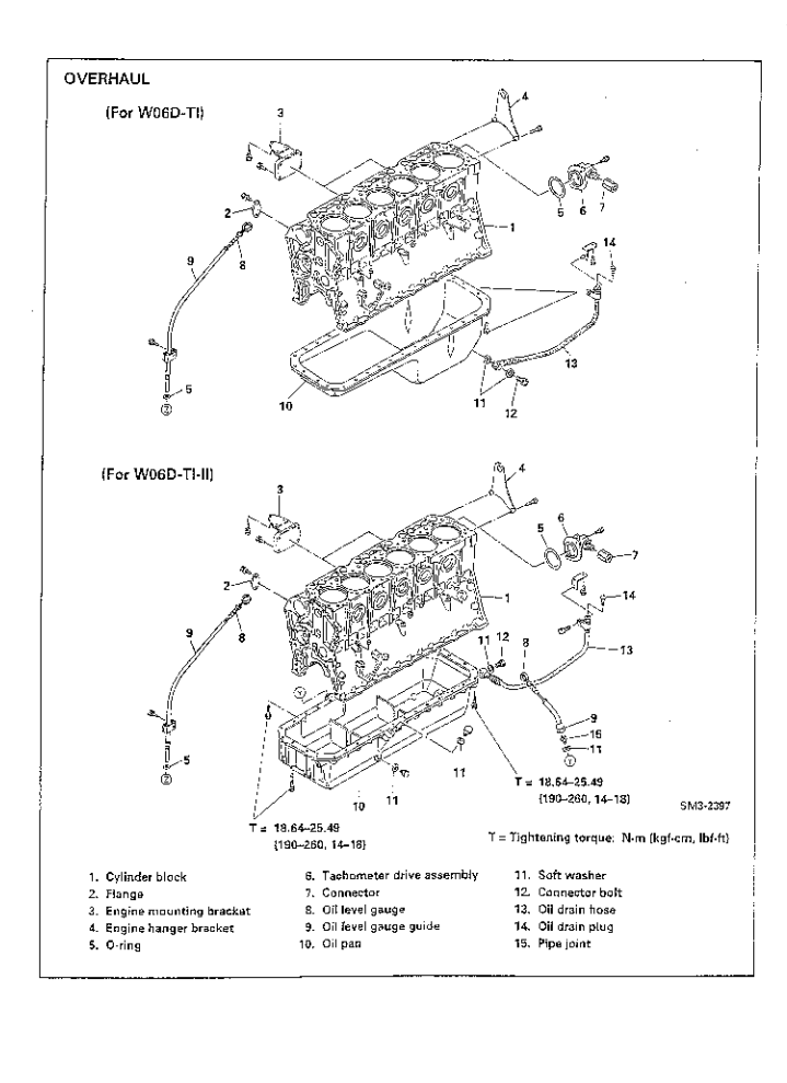 HINO WO6D-TI WO6D-TI-II MARINE DIESEL ENGINE