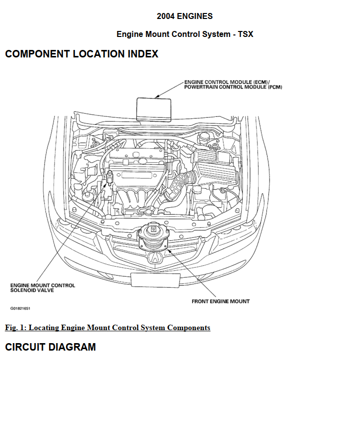 HONDA ACCORD EURO 2.4L 2003-2007
