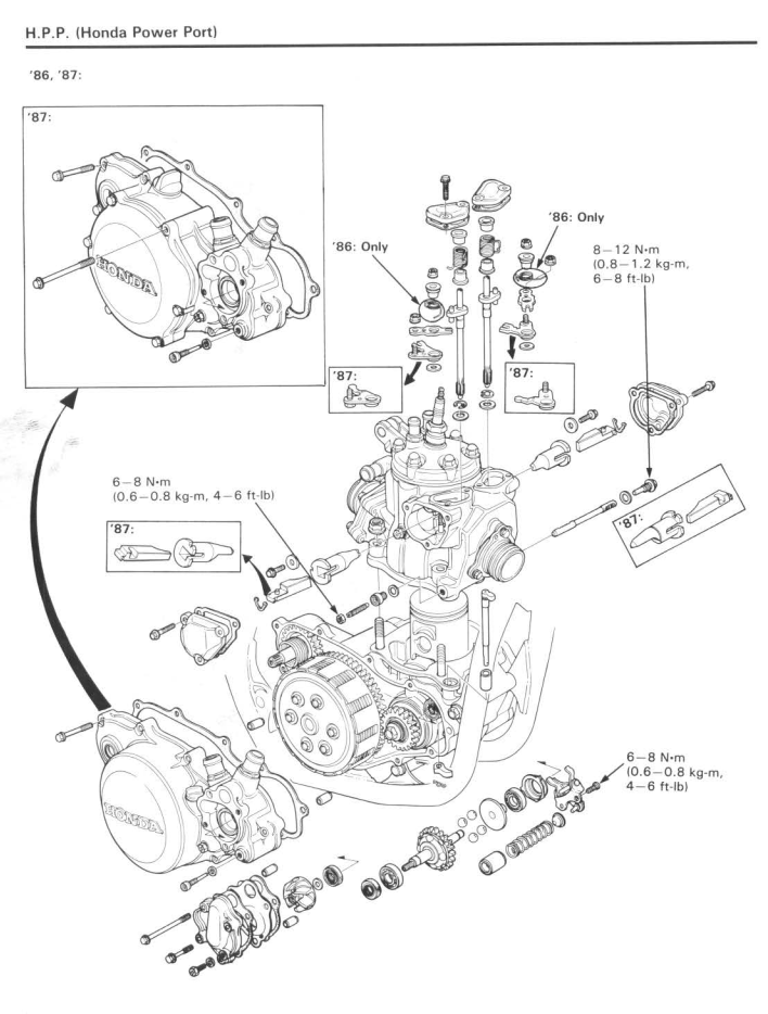 HONDA CR250R CR 250R 1986-2007 BIKE