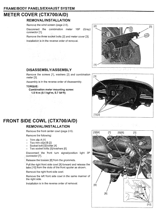 HONDA CTX700 CTX 700 2014-2016