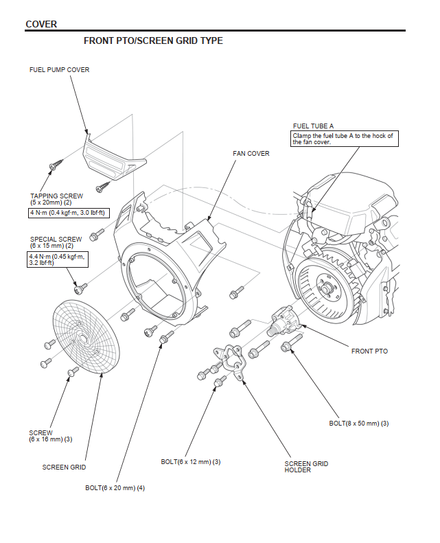 HONDA PORTABLE ENGINE GX630 GX630R GX660 GX660R GX690 GX690R