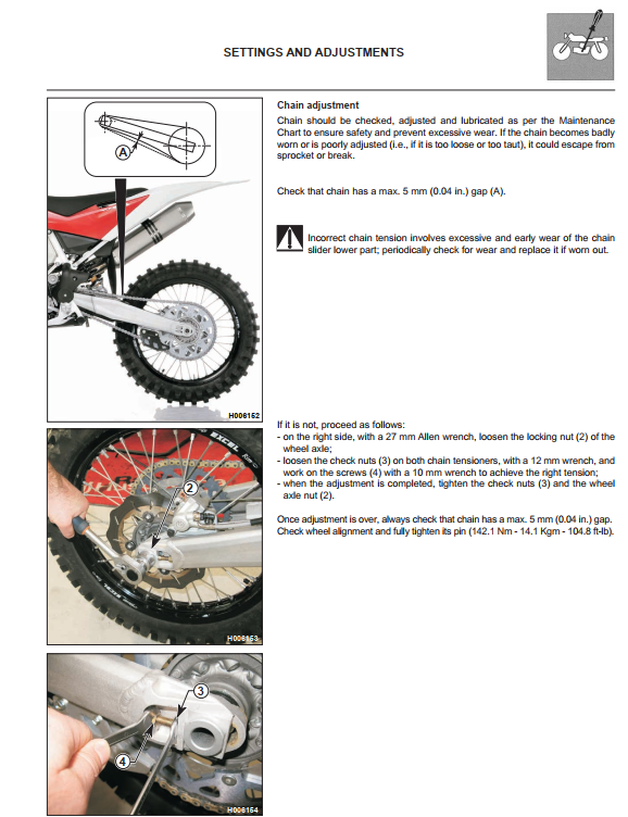 HUSQVARNA TC-TE-TXC-449, 511, SMR-449-511 2008 ONWARD BIKE