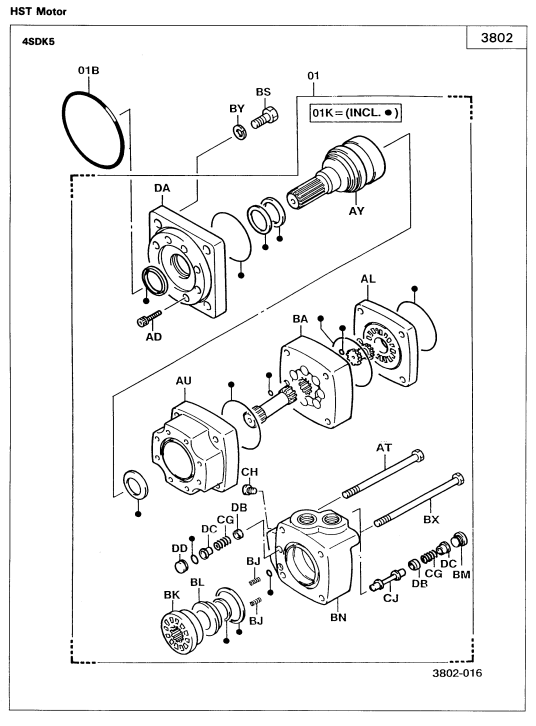 TOYOTA SKID STEER HUSKI 4SDK 4SDK3 4SDK4 4SDK5 4SDK6 4SDK8 4SDK10