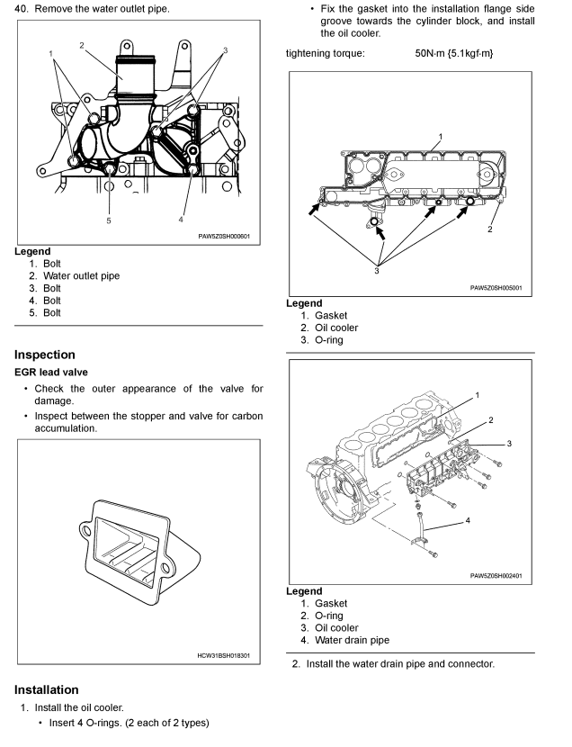 ISUZU 6WG1 6WG1-TC COMMON RAIL DIESEL ENGINE