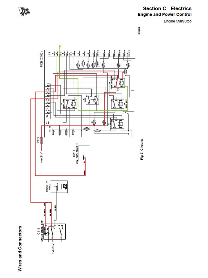JCB JS300 JS330 JS370 TIER 4i ISUZU ENGINE TRACKED EXCAVATOR