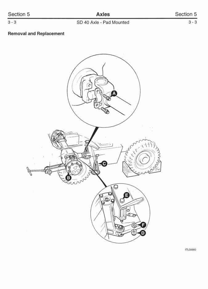 JCB SD 40 STEER DRIVE AXLES DRIVETRAIN SYSTEMS