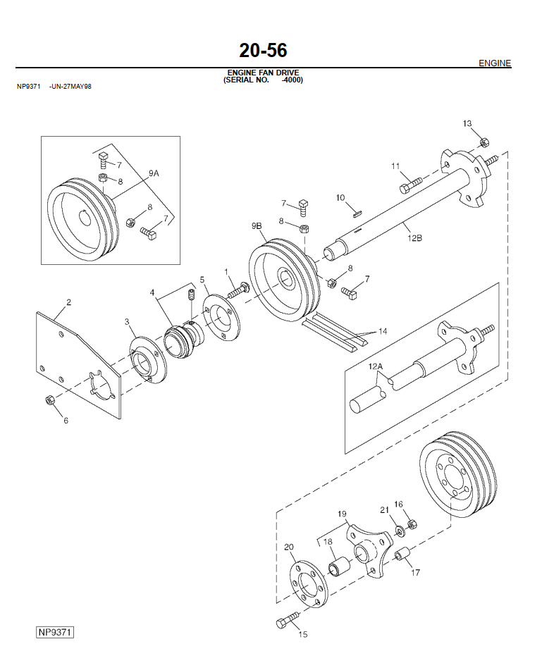 JOHN DEERE 9976 9986 9996 COTTON PICKER HARVESTER PARTS CATALOG