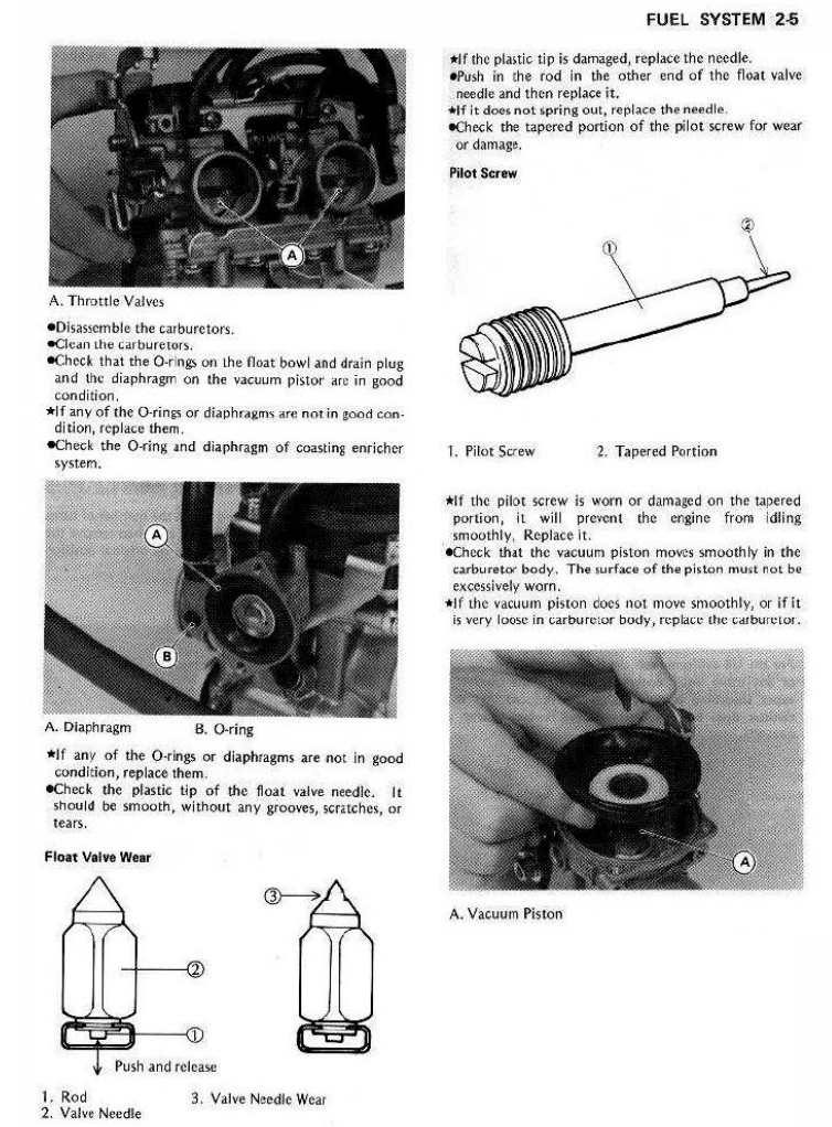 KAWASAKI GPX250R (EX250F) BIKE 1987-2005 WORKSHOP SERVICE, WIRING MANUAL
