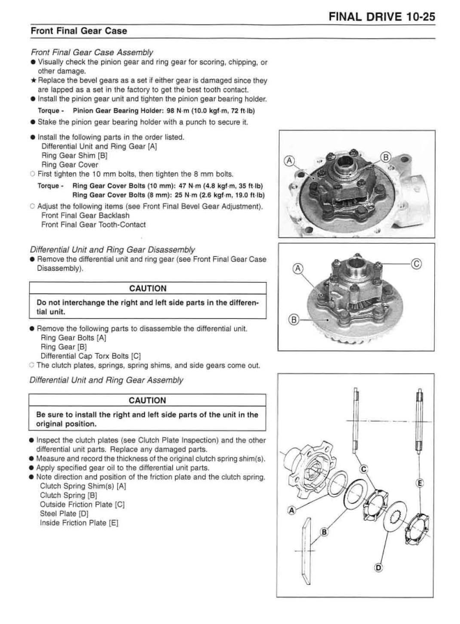KAWASAKI KVF300 KVF 300 4X4 PRAIRIE 1999-2002 ATV
