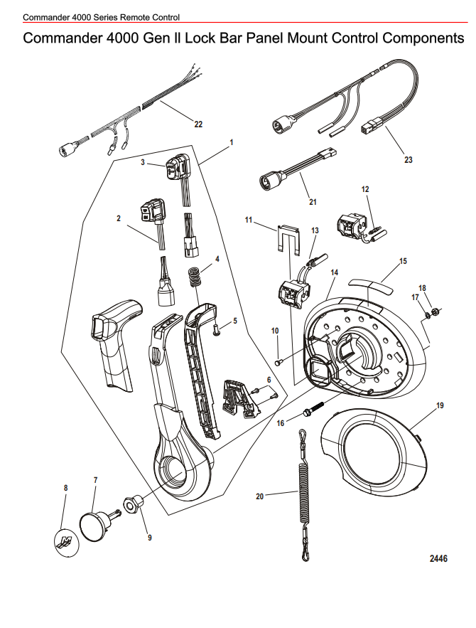 MERCURY OUTBOARD MOTOR REMOTE CONTROLS