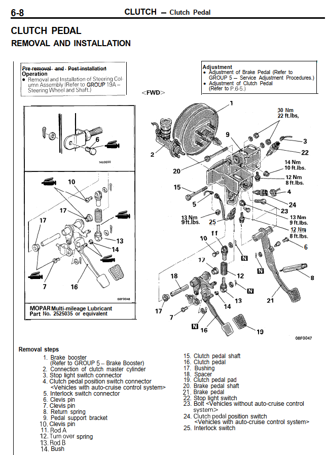 MITSUBISHI GTO 3000GT 3.0L 1990-1998
