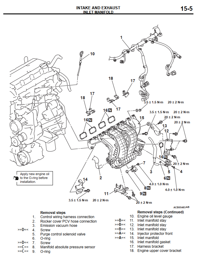MITSUBISHI LANCER SPORTBACK 2.0L 2009-2013