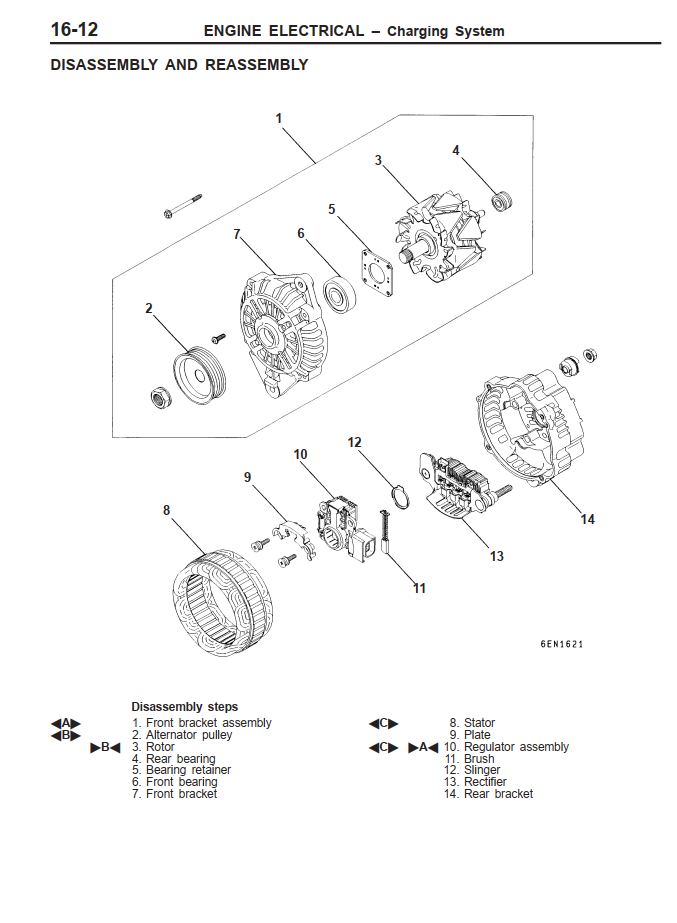 MITSUBISHI PAJERO PININ TR4 1.8L 2.0L 1998-2010