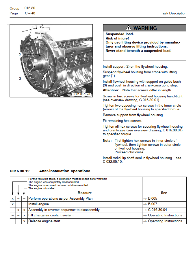 MTU 4000 SERIES 12V 16V DIESEL ENGINE