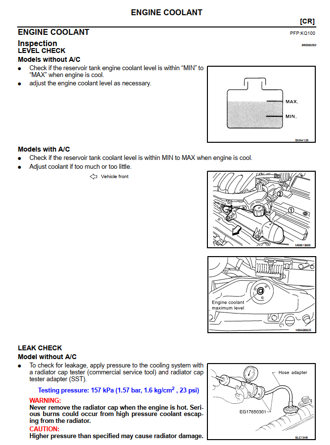 NISSAN CUBE Z11 SERIES 1.4L 1.5L ENGINE