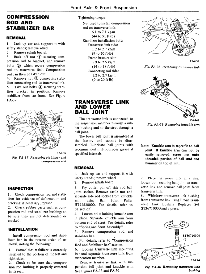 NISSAN DATSUN 280Z S30 2.8L 1975-1978 WORKSHOP SERVICE REPAIR, WIRING MANUAL