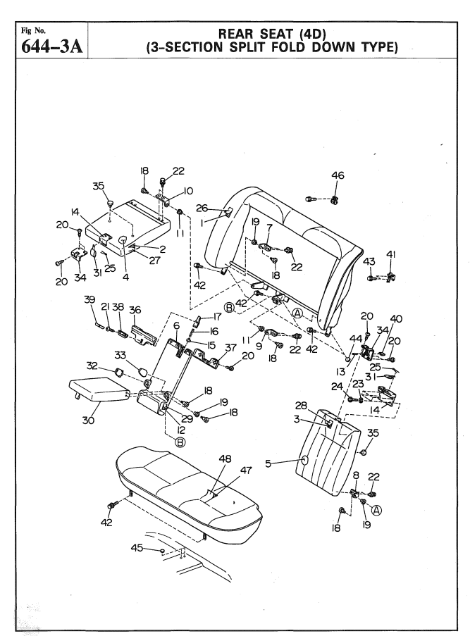 SUBARU LIBERTY LEGACY BC BJ BF 1989-1994