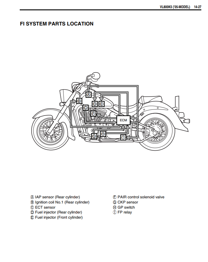 SUZUKI VL800 BOULEVARD C50 2001 ONWARDS BIKE