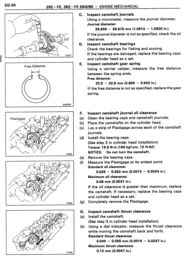 TOYOTA 2RZ-FE 3RZ-FE 5VZ-FE 5VZ ENGINE