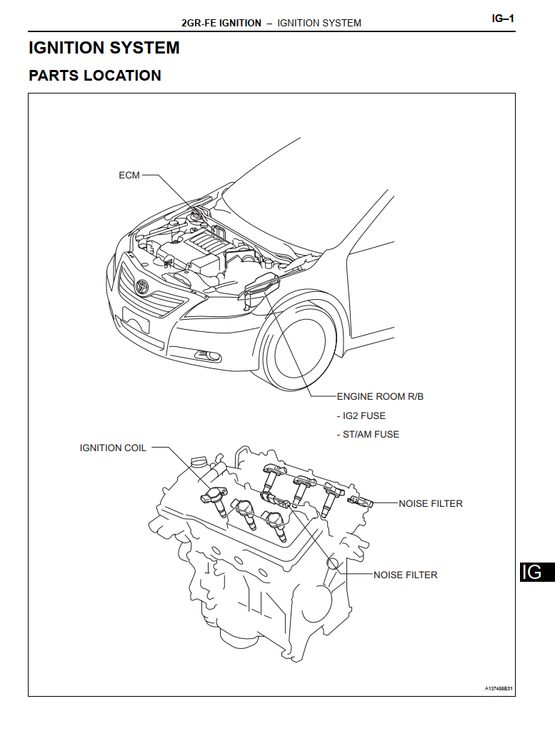 TOYOTA CAMRY 2.4L 3.5L 2007-2010