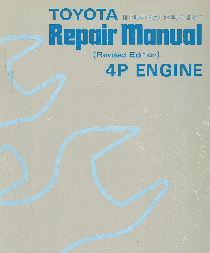 TOYOTA FORKLIFT TRUCK 4P 5P ENGINE