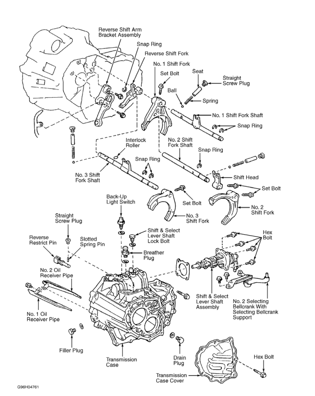 TOYOTA RAV 4 RAV4 2.0L 1996-2000