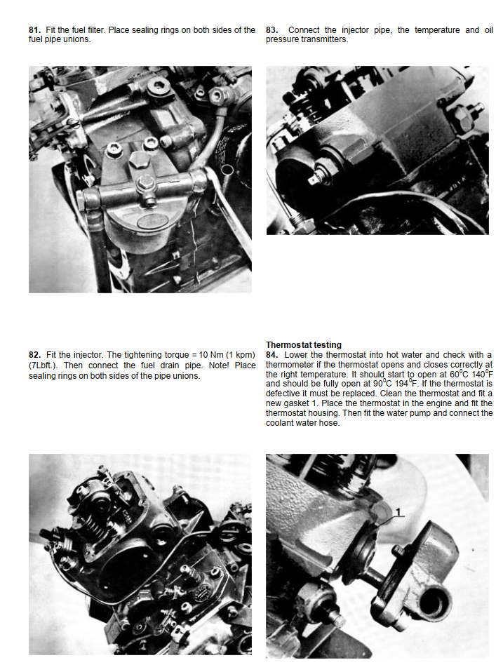 VOLVO PENTA MD5A MD6A MD7A MARINE DIESEL ENGINE
