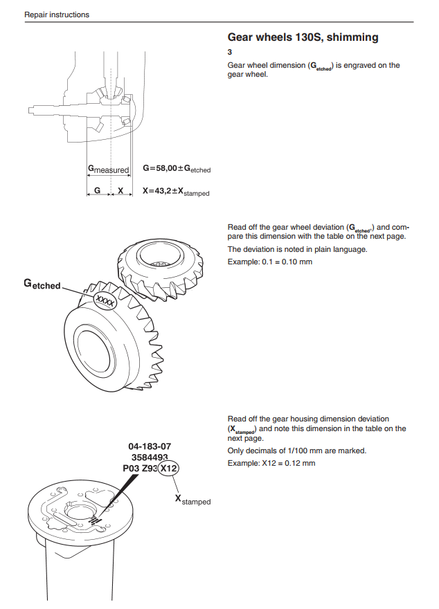 VOLVO PENTA SAILDRIVE 130S 130SR 150S 150SR