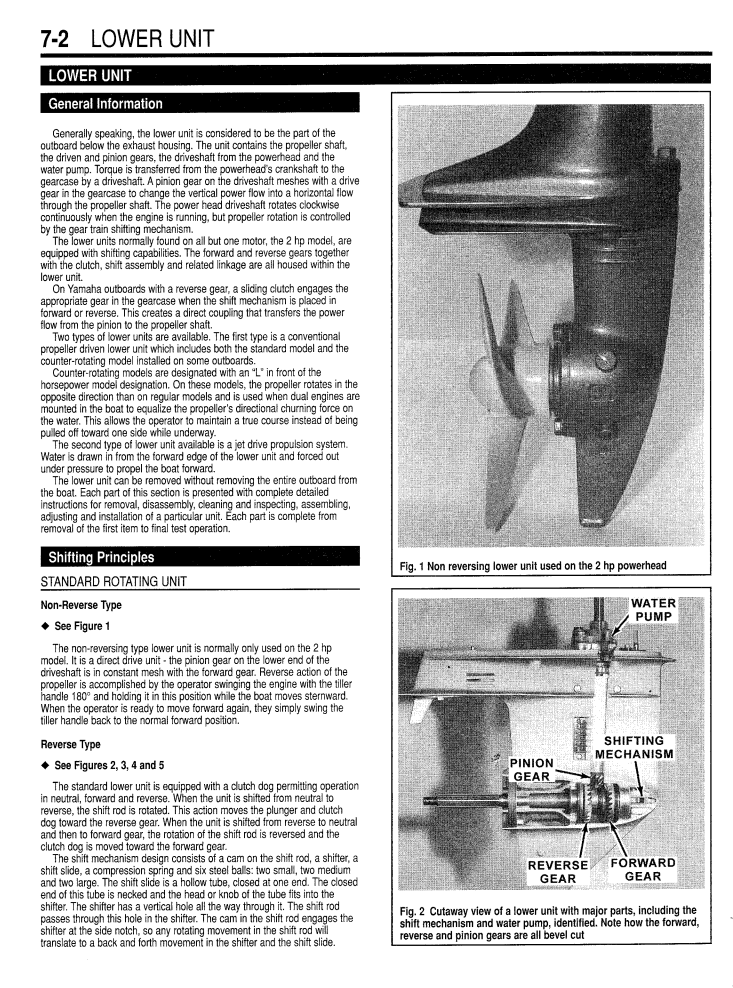 YAMAHA OUTBOARDS BOAT ENGINE 2HP-250HP 1984-1996