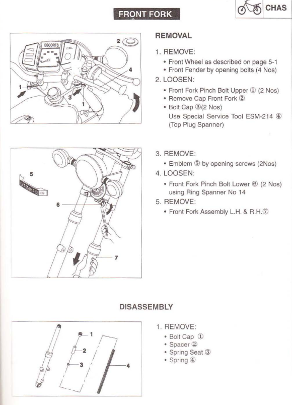 YAMAHA RX100 RX135 RX 100 135 RXG ESCORTS