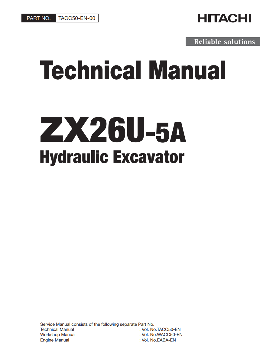 HITACHI ZX26U-5A MINI HYDRAULIC EXCAVATOR