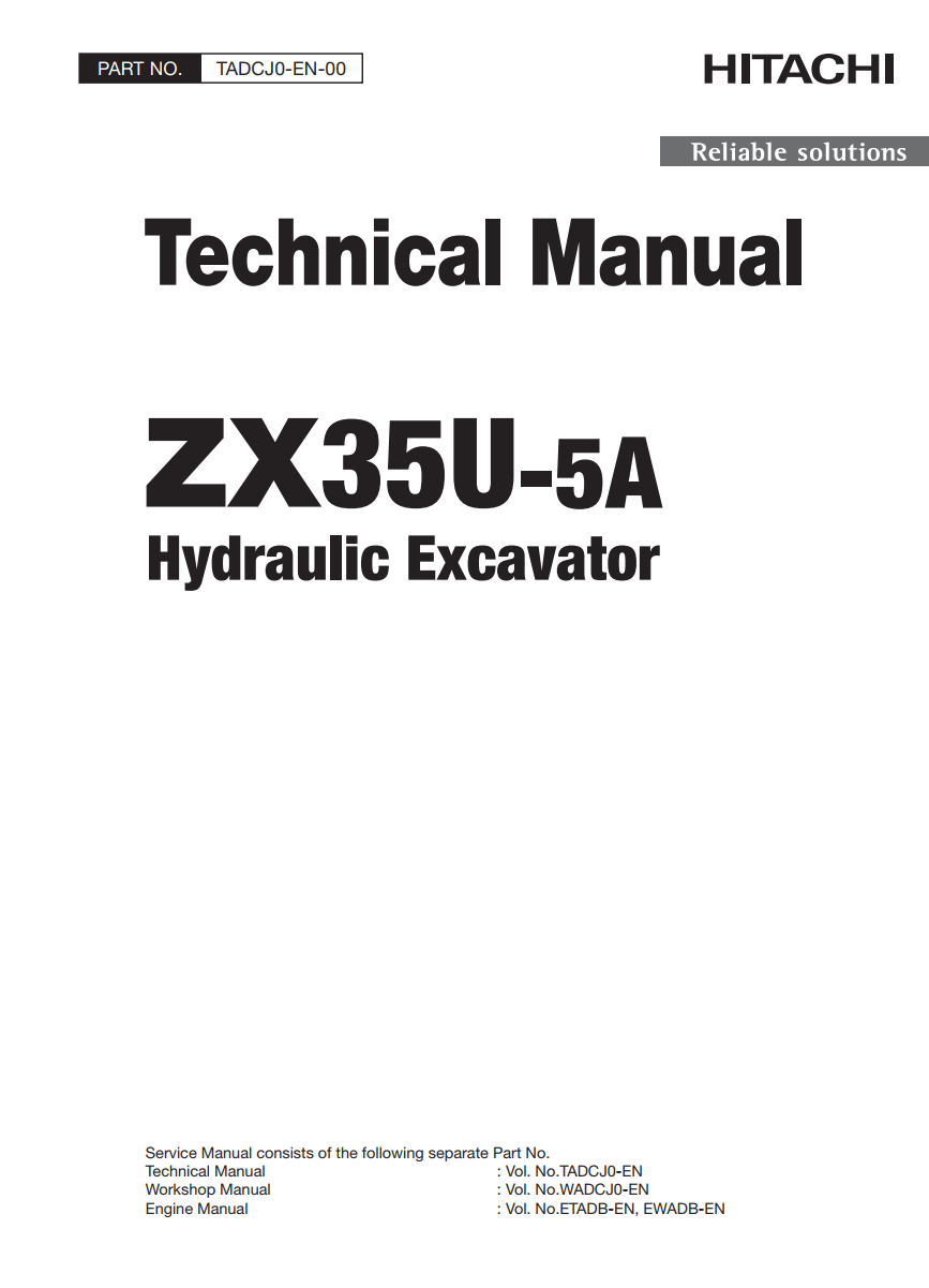 HITACHI ZAXIS ZX35U-5A HYDRAULIC EXCAVATOR