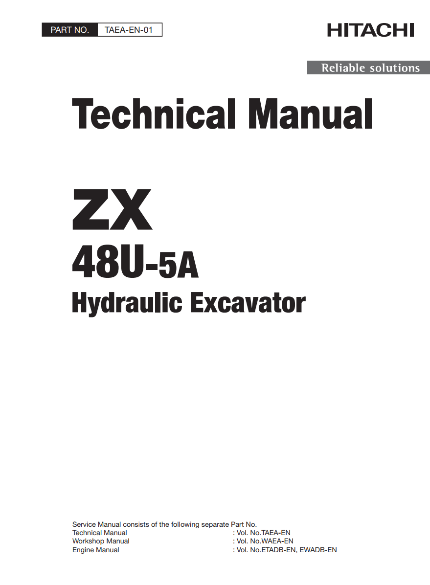 HITACHI ZX 48U -5A HYDRAULIC LOADER