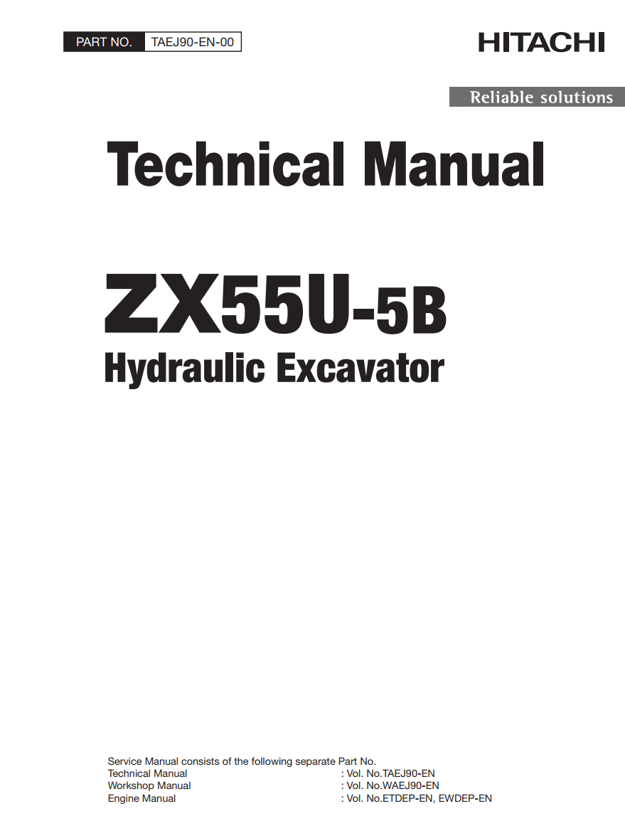 HITACHI ZX55U-5B HYDRAULIC LOADER