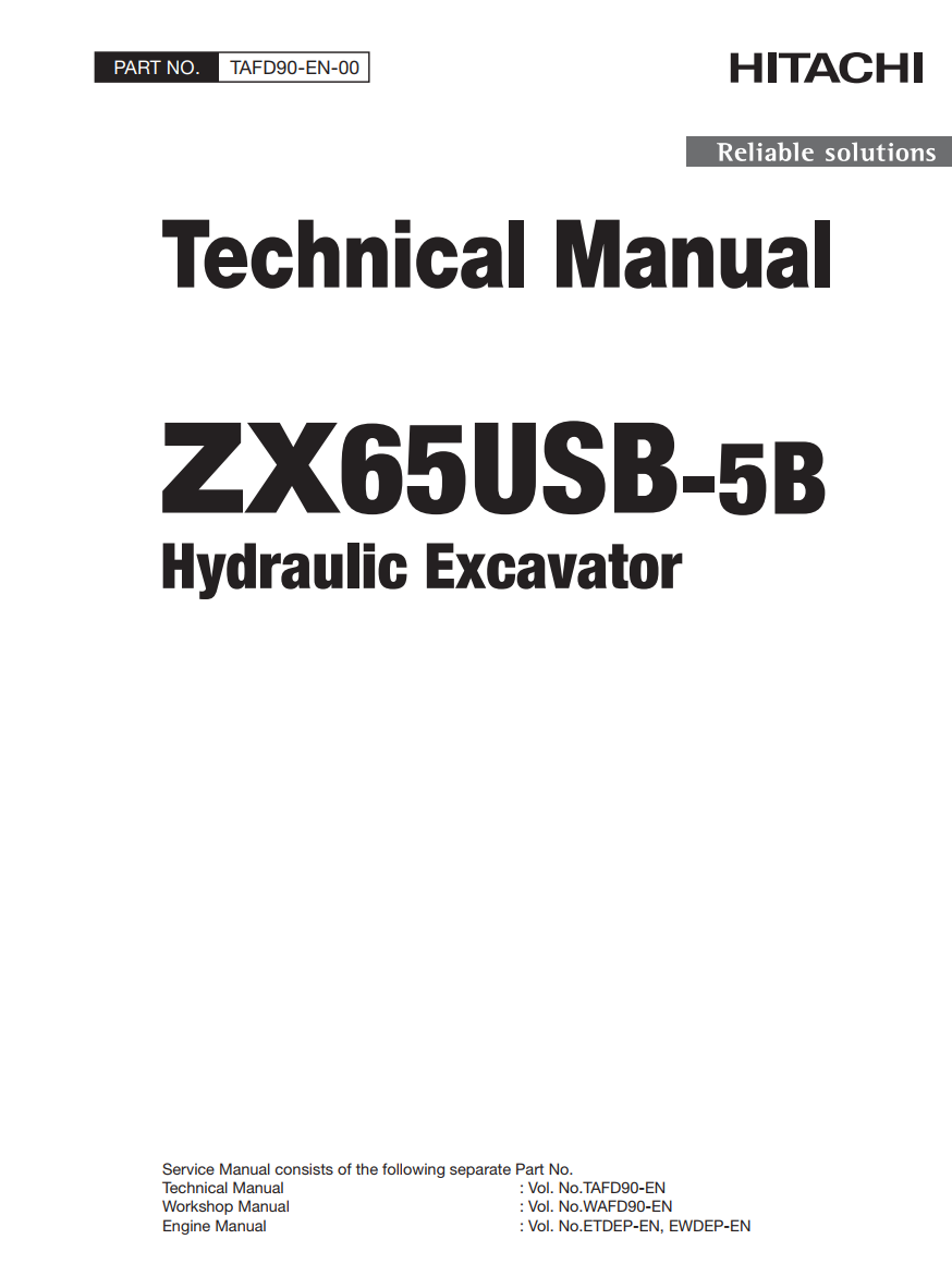 HITACHI ZX 65USB -5B HYDRAULIC LOADER