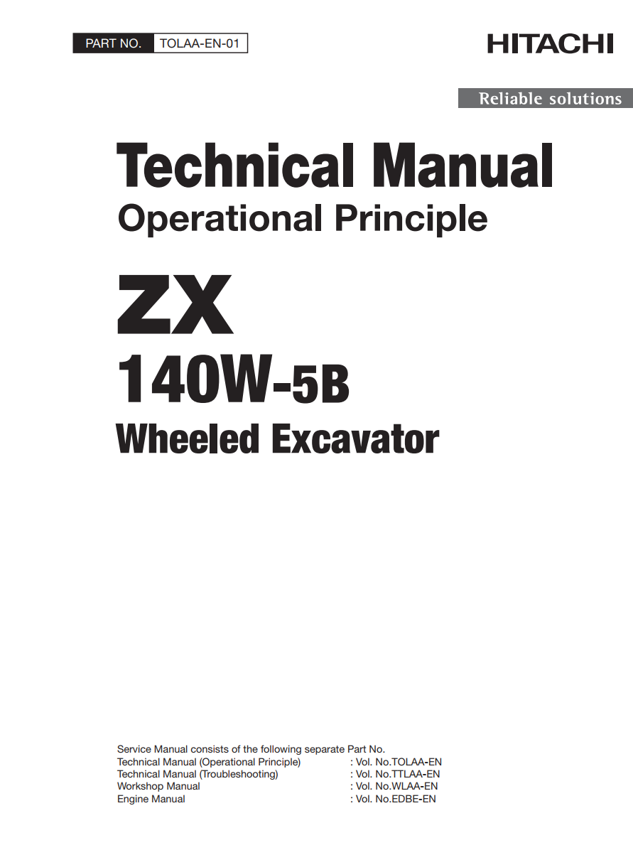 HITACHI ZX140W -5B TRACKED EXCAVATOR