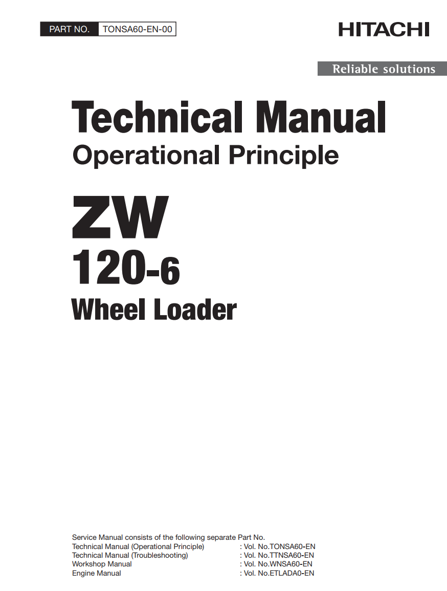 HITACHI ZW120-6 TRACTOR