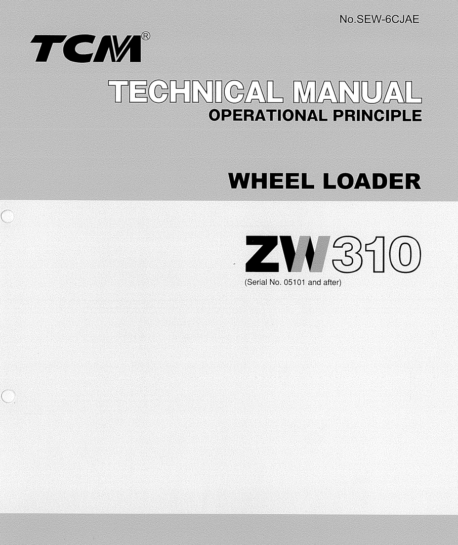 HITACHI ZW310 WHEEL LOADER TRACTOR