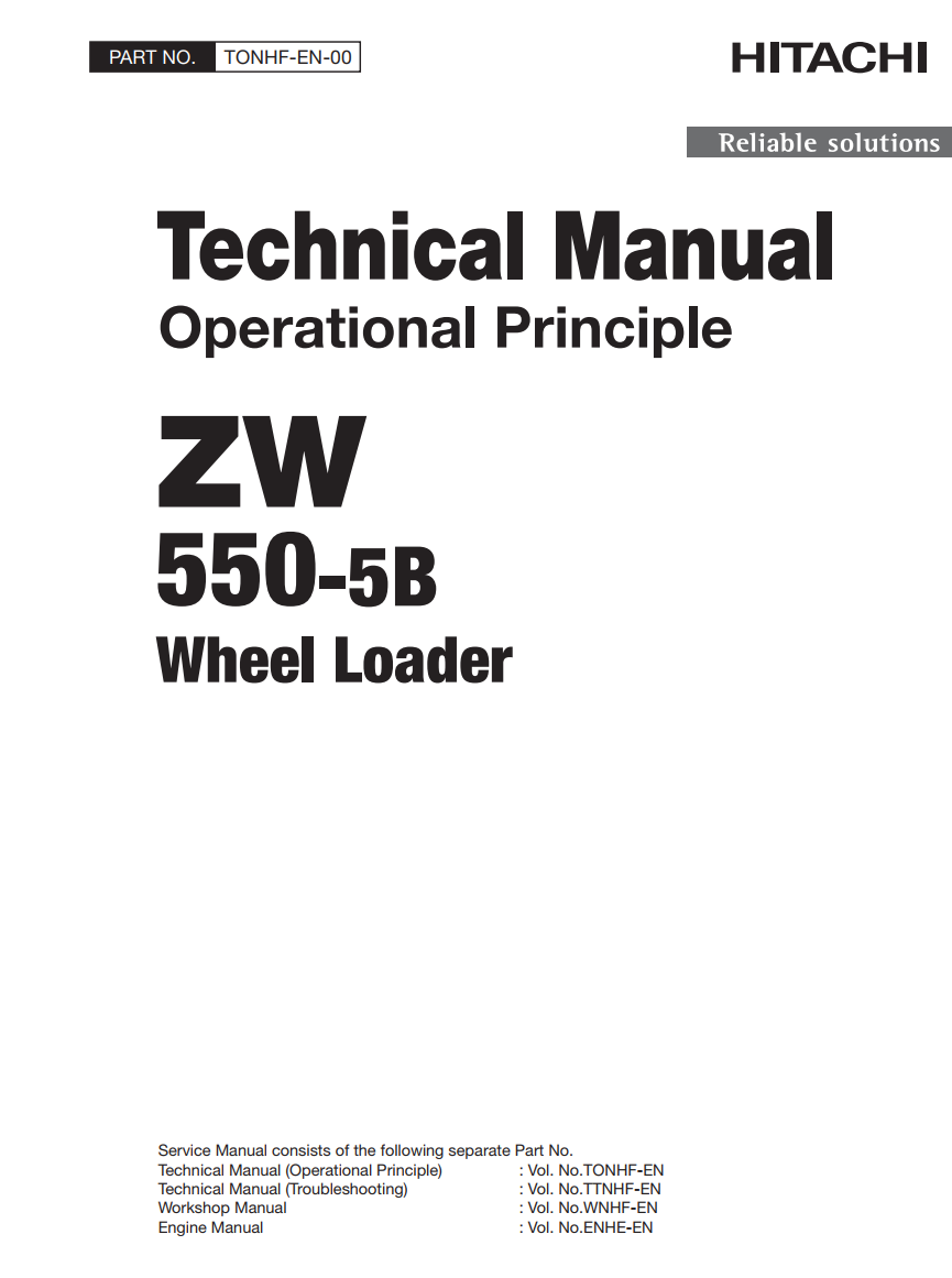 HITACHI ZW550-5B TRACTOR