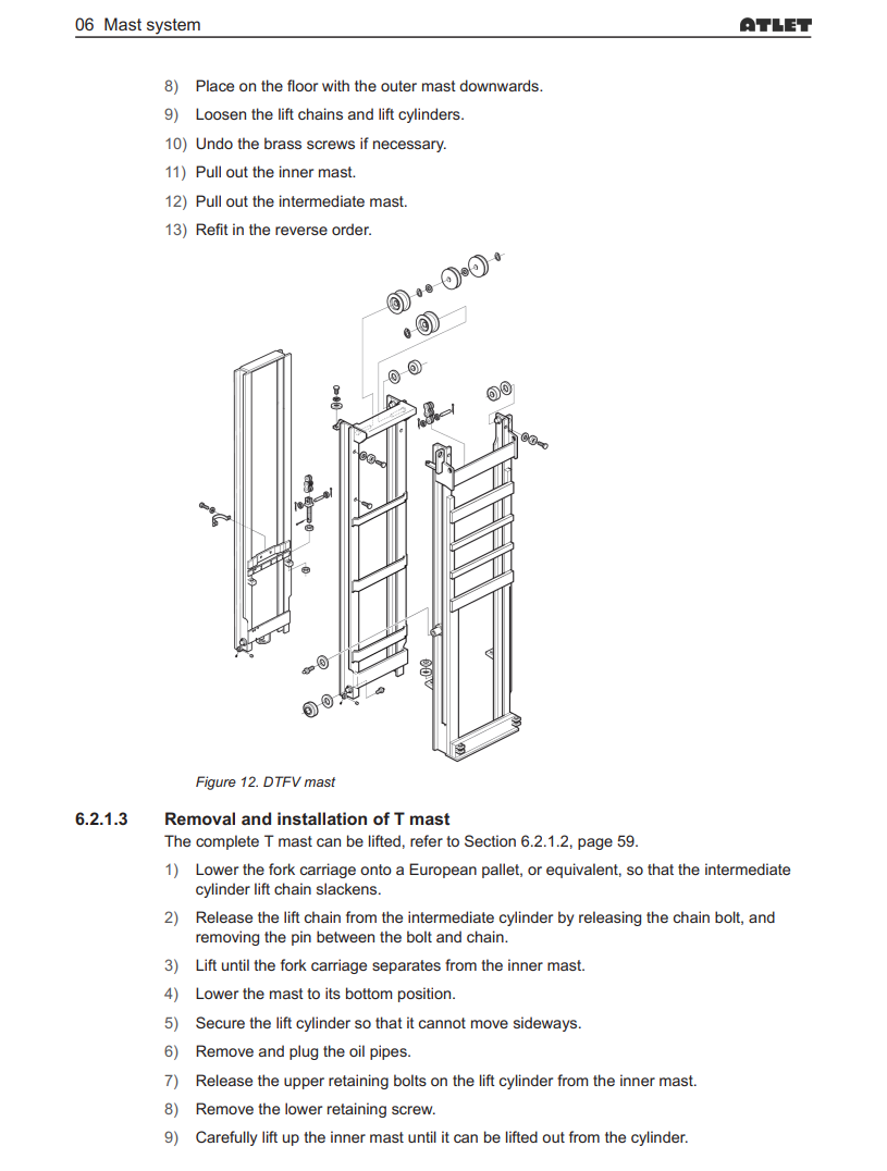 ATLET U TERGO SERIES REACH TRUCK